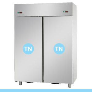 Armário Refrigerado Tecnodom EKO 1400 GN 2/1 - 2 Zonas - Conservação e 2 Portas Inox