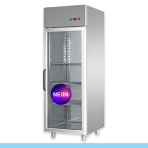 Armário Refrigerado Tecnodom EKO 700 GN 2/1 Portas de Vidro