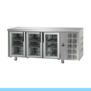 Bancada Refrigerada Tecnodom Série 700 GN 1/1 3 Portas Vidro (TF03MIDPV)