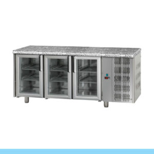 Bancada Refrigerada Tecnodom Série 700 GN 1/1 3 Portas Vidro (TF03MIDPVGRA)