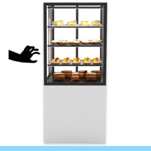 Expositor de Balcão Sayl <span style="color: #79d1f7; font-weight: 600;">Integra com Base 60</span> <u>IN60/80-140NG</u> (Dim.: 600Lx600Px1400A)