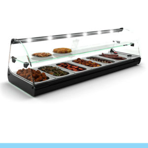 Expositor de Balcão Sayl Quente 2 Pisos Line Banho Maria C26 e C26L