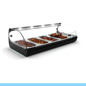 Expositor de Balcão Sayl Quente Standard Line Banho-Maria C4 e C4L