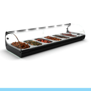 Expositor de Balcão Sayl Quente Standard Line Banho-Maria C6 e C6L