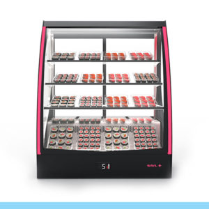 Expositor de Balcão Sayl Refrigerado PAK Line Curva