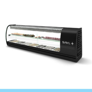 Expositor de Balcão Sayl Refrigerado Sushi Slim Line VSL7S
