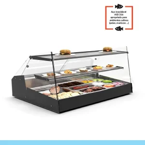 Expositor de Balcão Sayl Refrigerado Loma Line LM10P (sobre balcão)