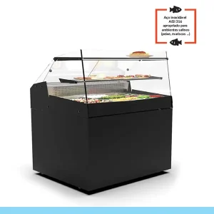 Expositor de Balcão Sayl Refrigerado Loma Line LM10P (sobre móvel)