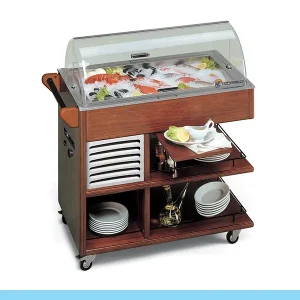 Expositor de Pescado Tecfrigo Linha Carrellino Fish