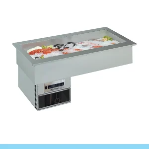 Expositor de Pescado Tecfrigo Drop-in Armonia 4 Bahia