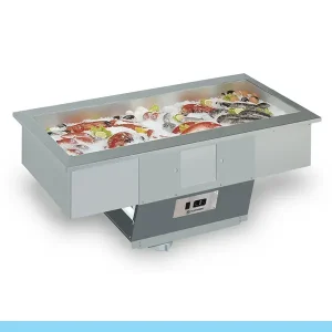 Expositor de Pescado Tecfrigo Drop-in Armonia 4 Fishing