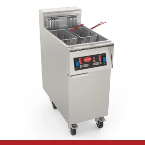 Fritadeira com Móvel Mirror Alto Rendimento Elétrica de Cuba Simples XMART Programável - 117 e 122