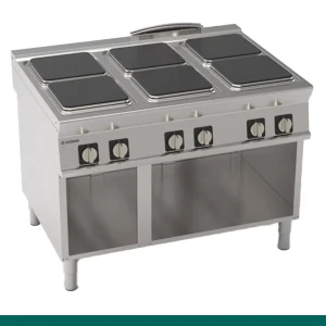 Fogão Tecnoinox Tecno 90 - 6 Placas Quadradas Elétricas - 316013 - PC12FE9