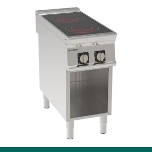 Fogão Tecnoinox Tecno 90 - 2 Zonas Quentes em Vitrocerâmica sobre Armário Aberto - 316021 - PCC4FE9