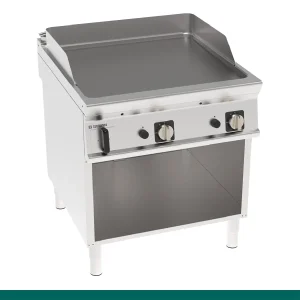 Frytop a Gás Tecnoinox Tecno 90 - Placa Lisa sobre Armário Aberto- 313249 - FTL8FG9