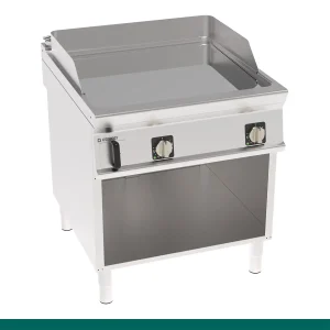 Frytop Elétrico Tecnoinox Tecno 90 - Placa Lisa Cromada sobre Armário Aberto - 316271 - FTC8FE9