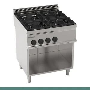 Fogão Tecnoinox Tecno 70 - 4 Queimadores a Gás sobre Armário Aberto - 613036 - PC70G7A