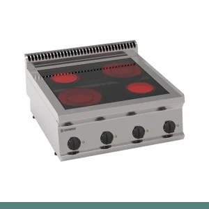 Fogão Vitrocerâmica Tecnoinox Tecno 70 - 4 Zonas Quentes - 616002 - PCC70E7