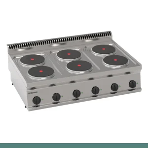 Fogão Tecnoinox Tecno 70 - 6 Placas Redondas Elétricas - 616007 - PCR105E7