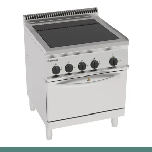 Fogão Vitrocerâmica Tecnoinox Tecno 70 - 4 Zonas Quentes com Forno Elétrico Convecção GN 1/1 com 1 Grelha - 616072 - PFC70V7