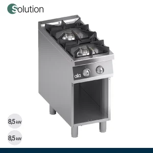 ATA - Série 900 - Fogão a Gás Solution 2 Queimadores sobre Armário Aberto