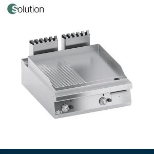 ATA - Série 900 - Frytop 1/2 Liso e 1/2 Nervurado a Gás Solution - K4GFRS10TT