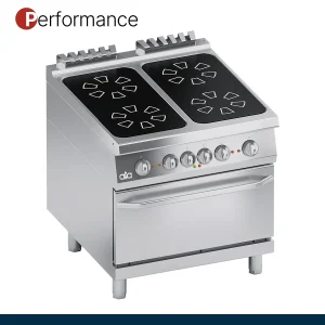 ATA - Série 900 - Fogão Pirocerâmica Performance 4 Placas e Forno Elétrico GN 2/1 - K4EVRP10FF
