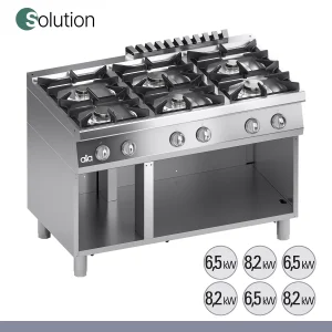ATA - Série 700 - Fogão a Gás Solution 6 Queimadores K7GCUS15VV