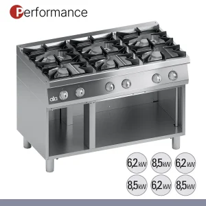 ATA - Série 700 - Fogão a Gás Solution 6 Queimadores K7GCUP15VV