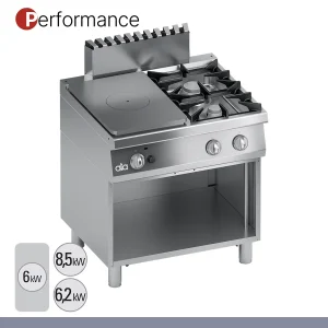 ATA - Série 700 - Fogão a Gás Performance 2 Queimadores e Solid Top K7GCTP10VV